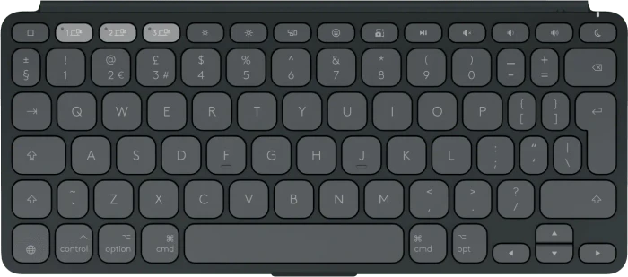 Logitech Keys-To-Go 2 für iPad, Grafit, Bluetooth, IT