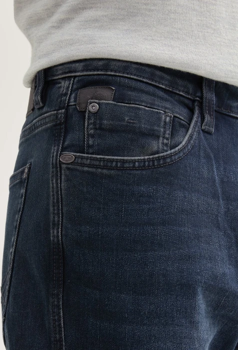 Tom Tailor Josh Regular Slim Jeans Jeans dark stone blue black denim (Herren)