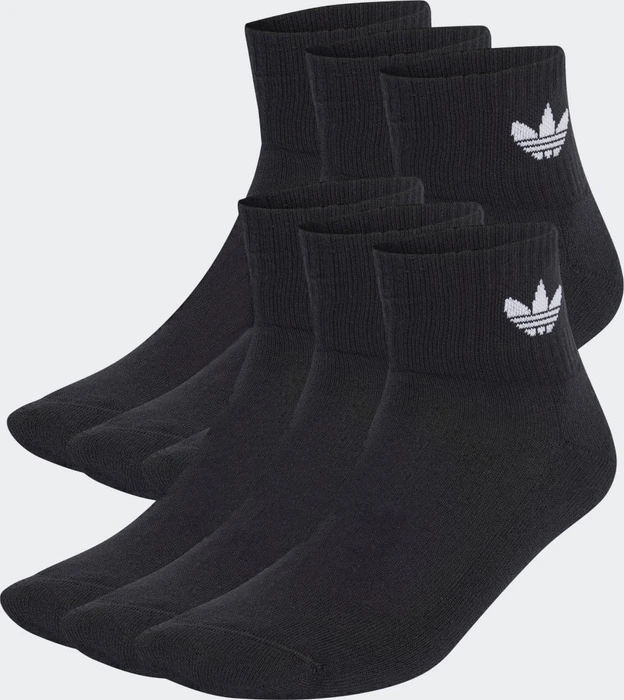 adidas Mid Ankle Socken black, 6 Paare