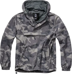 Brandit Windbreaker Summer Anorak grey camo (Herren)