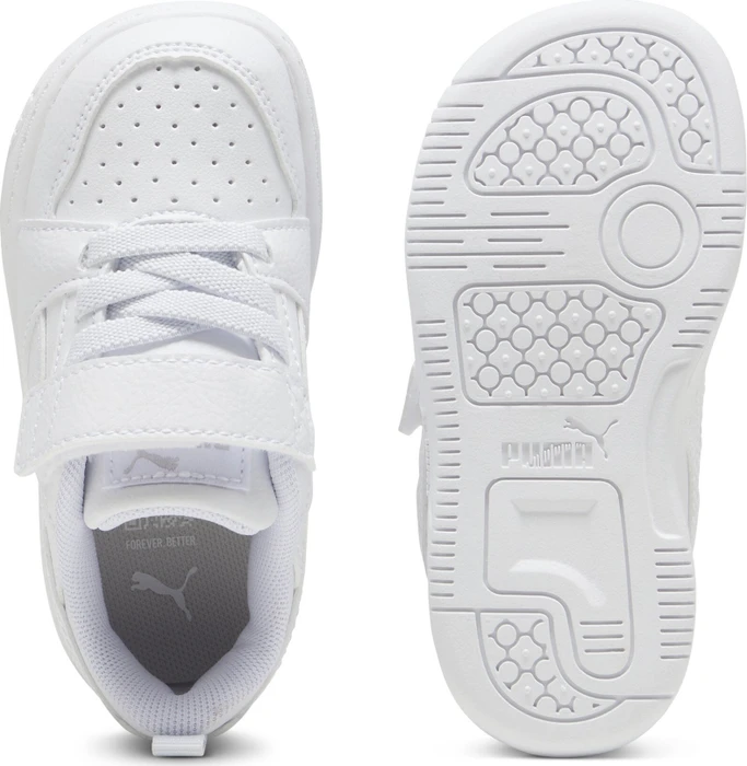Puma Rebound V6 Lo puma white/cool light gray (Junior)