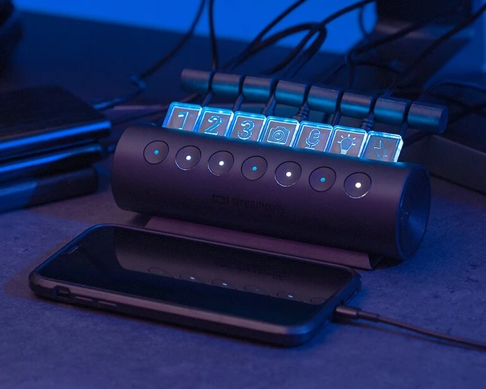 Streamplify Hub CTRL 7 RGB USB-Hub, 7x USB-A 3.0, USB-A 3.0 [Buchse]