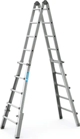 Zarges Z600 Alu 4-tlg. Teleskop-Mehrzweckleiter, 4x 5 Stufen
