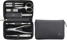 Zwilling Reißverschluss-Etui Maniküre/Pediküre-Set schwarz