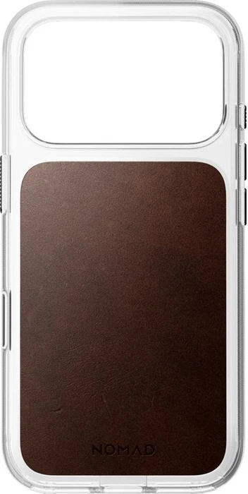 Nomad Clear Leather Case für Apple iPhone 18 Pro