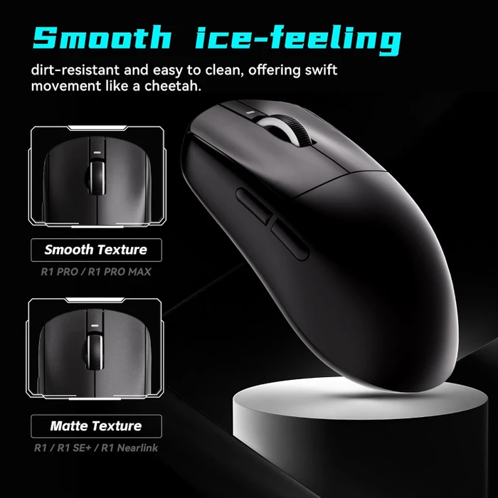 ATK VXE Dragonfly R1 Pro Max Wireless Gaming Maus, schwarz, USB