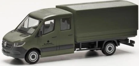 Herpa Mercedes-Benz Sprinter '18 Doppelkabine mit Plane Bundeswehr