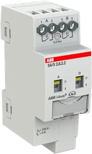 ABB SA/S2.6.2.2 Schaltaktor 2-fach, 230V, 6A, 2TE REG, Schaltaktor