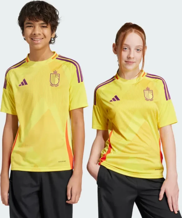 adidas UEFA EURO 2025 Belgien Frauenteam Auswärtstrikot (Junior)