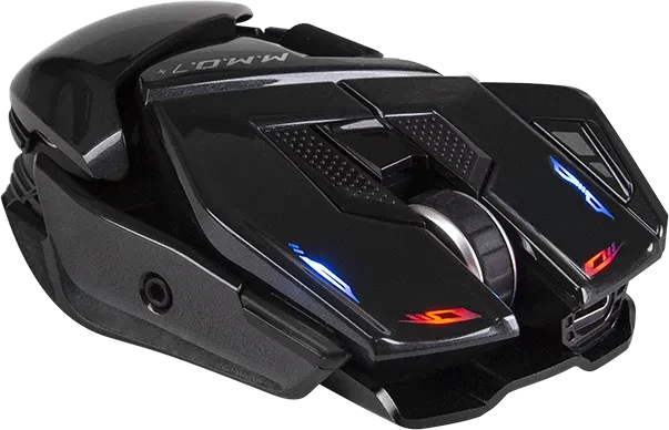 MadCatz M.M.O 7+ Wireless Gaming Mouse schwarz, USB