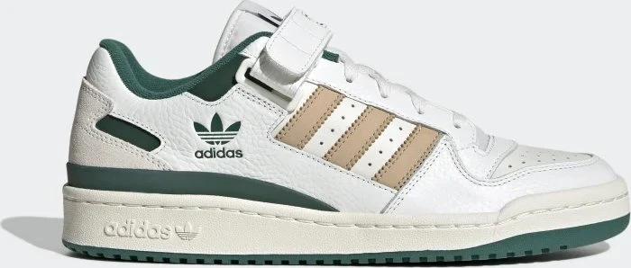 adidas Forum Low dark green/core white/magic beige