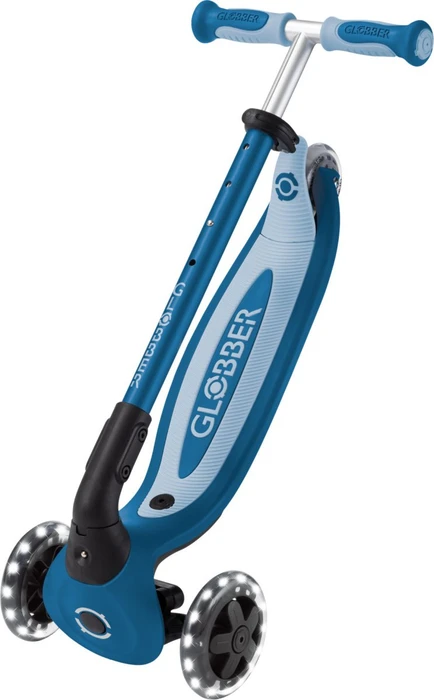 Globber Go Up Baby 360 Lights Kickboard petrol