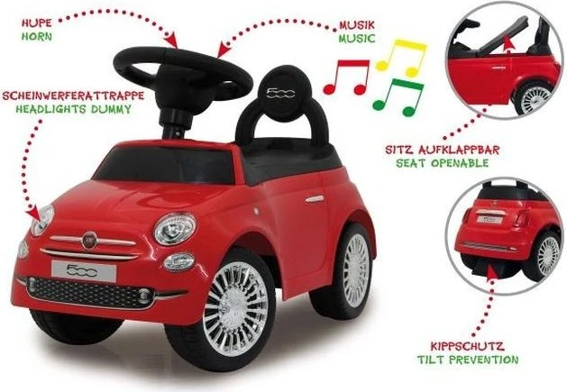 Jamara Fiat 500 rot