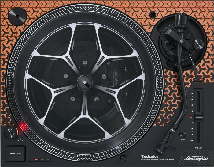 Technics SL-1200M7B Special Edition Lamborghini orange