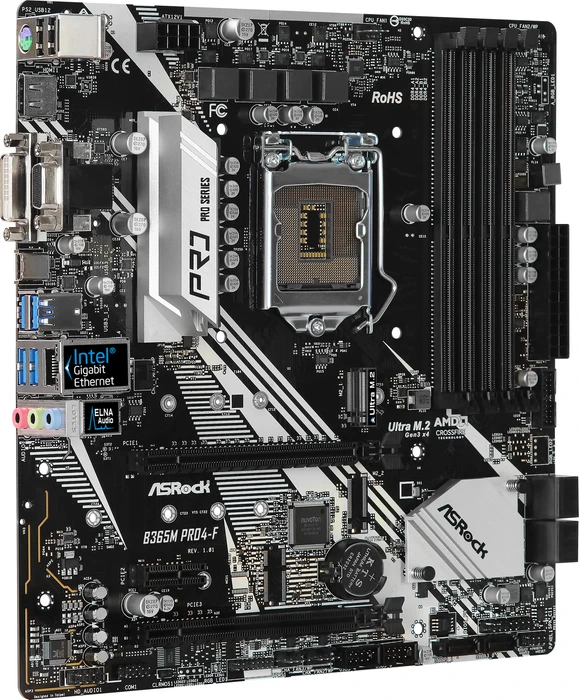 ASRock B365M Pro4-F (Intel 1151 v2)