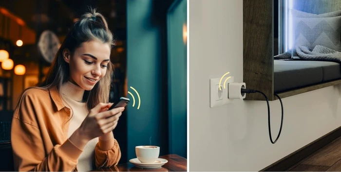 Hama Smart Plug, 3680W, Typ F, Smart-Steckdose