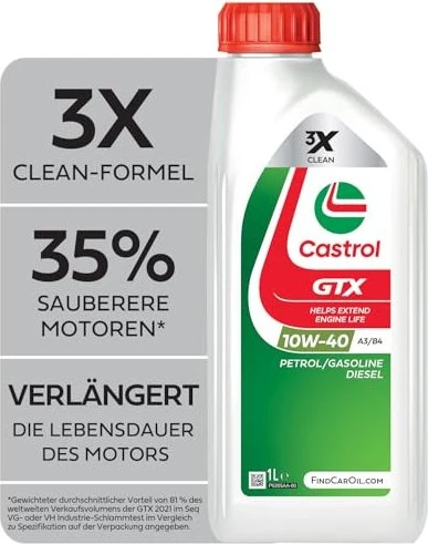 Castrol GTX Ultraclean 10W-40 A3/B4 1l