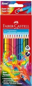 Faber-Castell Dreikant Buntstift sortiert, Kartonetui, 12er-Set
