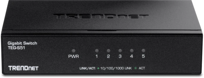 TRENDnet TEG-S Desktop Gigabit Switch, 5x RJ-45