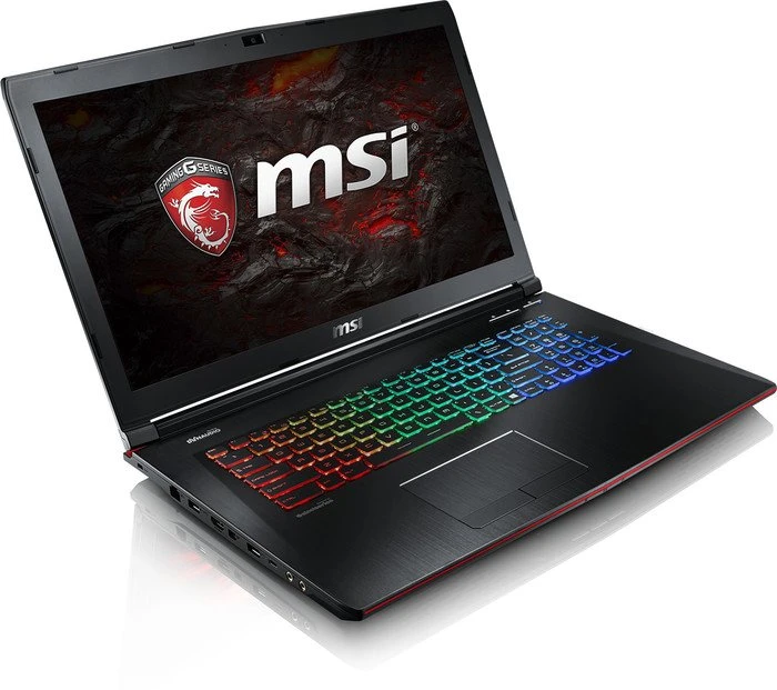 MSI GE72 7RE-046 Apache Pro, Core i7-7700HQ, 16GB RAM, 256GB SSD, 1TB HDD, GeForce GTX 1050 Ti, DE