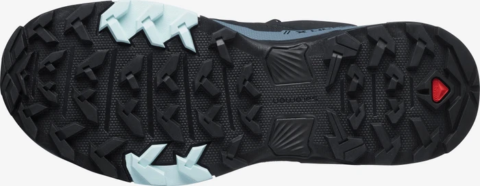 Salomon X Ultra 4 GTX black/stormy weather/opal blue (Damen)