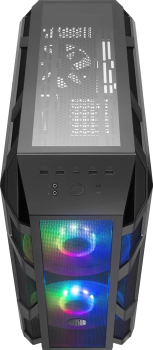Cooler Master MasterCase H500M, grau, Glasfenster