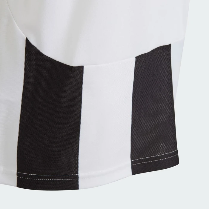 adidas Striped 24 Trikot kurzarm weiß/schwarz (Junior)