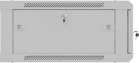 Lanberg WF01 Series 19" Wandschrank 4HE, hängend, Flatpack, Gitternetztür, IP20, RAL 7035, 600mm tief