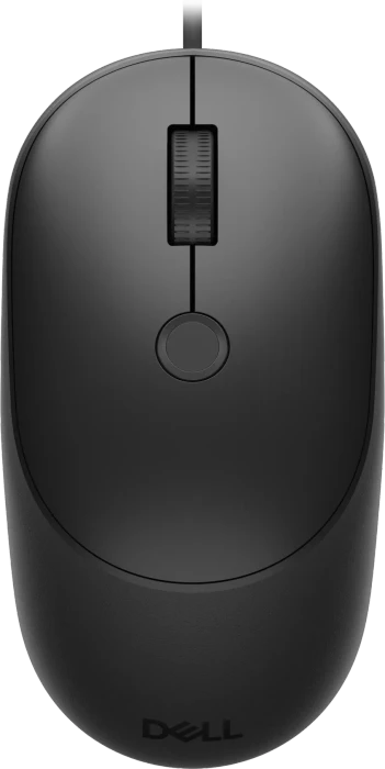 Dell Pro 5 Wired Fingerprint ESS Mouse, schwarz, USB
