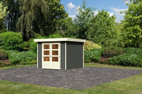 Karibu Askola 3.5 Gartenhaus terragrau