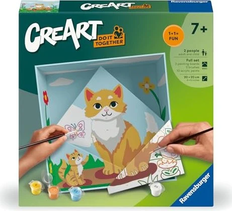 Ravensburger Malen nach Zahlen CreArt Do it together - Katze
