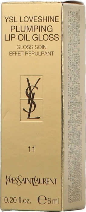 Yves Saint Laurent Loveshine Plumping Lip Oil Gloss 11 radiant glass, 6ml