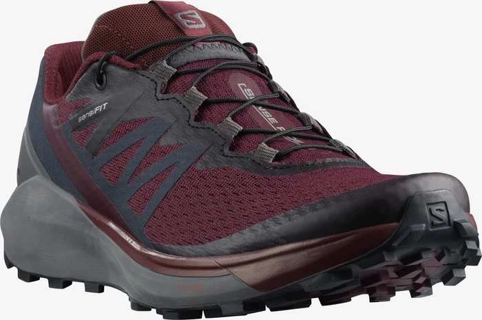 Salomon Sense Ride 4 wine tasting/quiet shade/ebony (Damen)