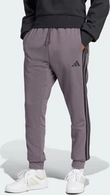 adidas Essentials 3-Streifen French Terry Trainingshose lang grey strata/black (Herren)