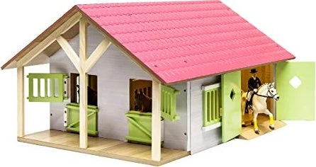 Van Manen Kids Globe Farming Pferdestall mit 2 Boxen 1:24