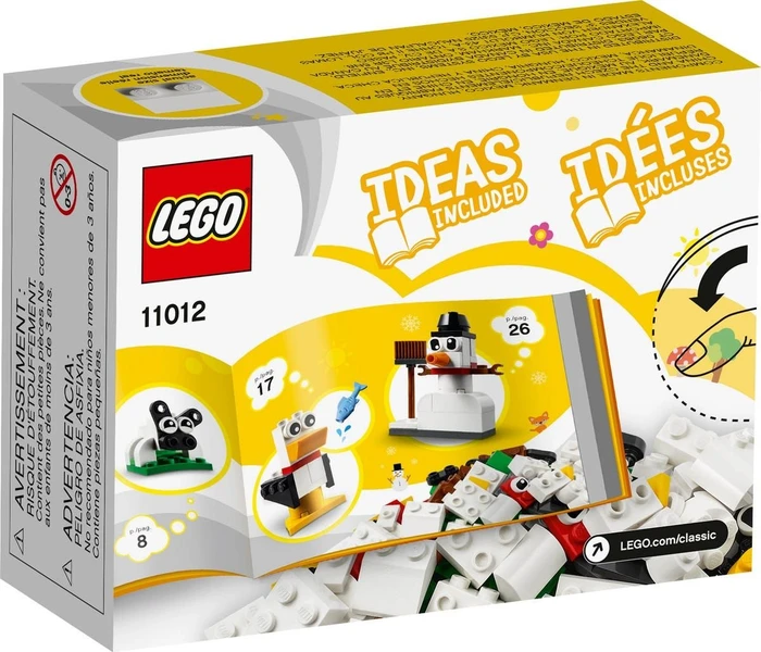 LEGO Classic - Kreativ-Bauset mit weißen Steinen