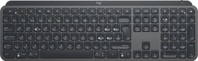 Logitech MX Keys, schwarz, USB/Bluetooth, IT