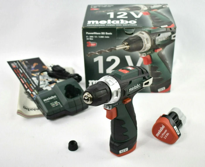 Metabo PowerMaxx BS Basic Akku-Bohrschrauber inkl. 2 Akkus 2.0Ah