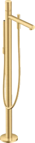 Hansgrohe AXOR Uno Einhebel-Wannenmischer bodenstehend mit Zerogriff brushed goldoptik