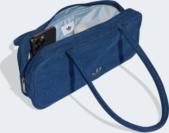 adidas Elongated Airliner Schultertasche light denim