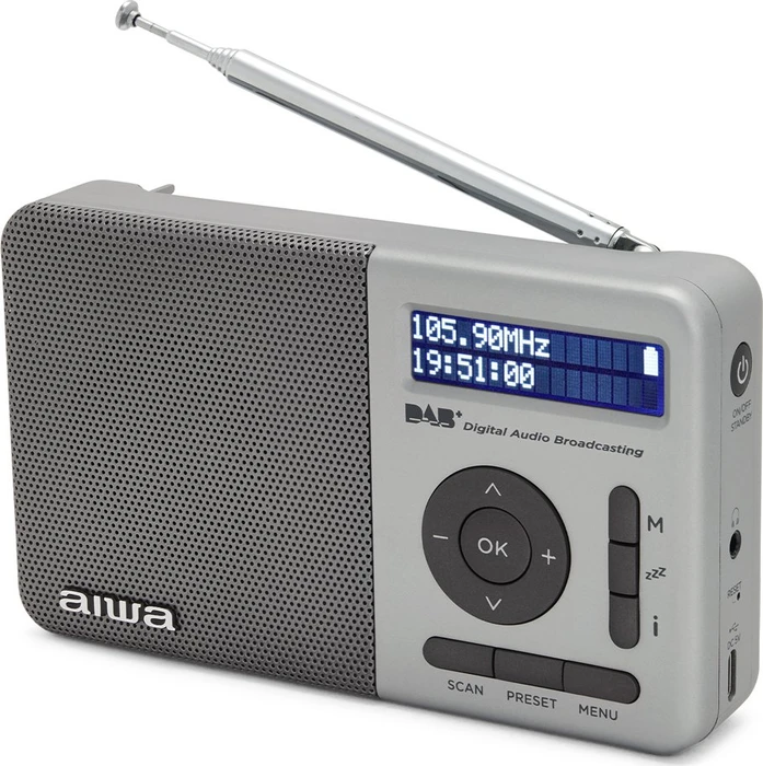 Aiwa RD-40 DAB silber