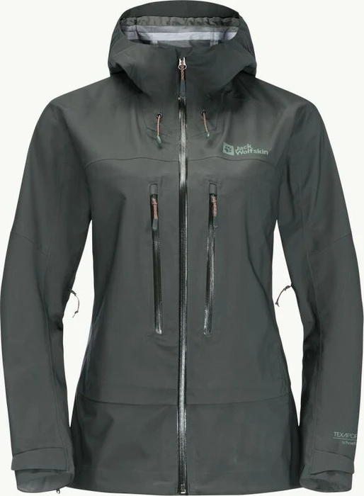 Jack Wolfskin Kammweg 3L Funktionsjacke slate green (Damen)