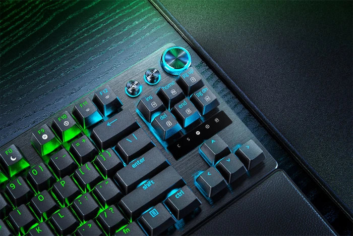 Razer Huntsman V3 Pro Tenkeyless, schwarz, LEDs RGB, Razer Analog Optical Switch Gen-2, USB, FR