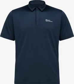 Jack Wolfskin Delgami Poloshirt kurzarm night blue (Herren)