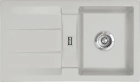 systemceram Genea 87 F Einbau Becken reversibel alu