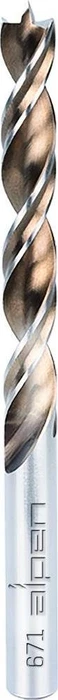 Alpen Timber Twist Holzspiralbohrer, 4x43x75mm, 1 Stück
