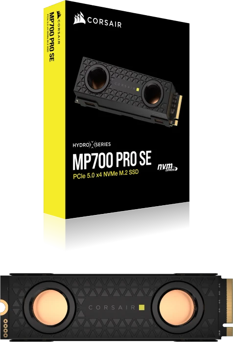 Corsair Force Series MP700 PRO SE Hydro X 2TB, M.2 2280 / M-Key / PCIe 5.0 x4, Kühlkörper