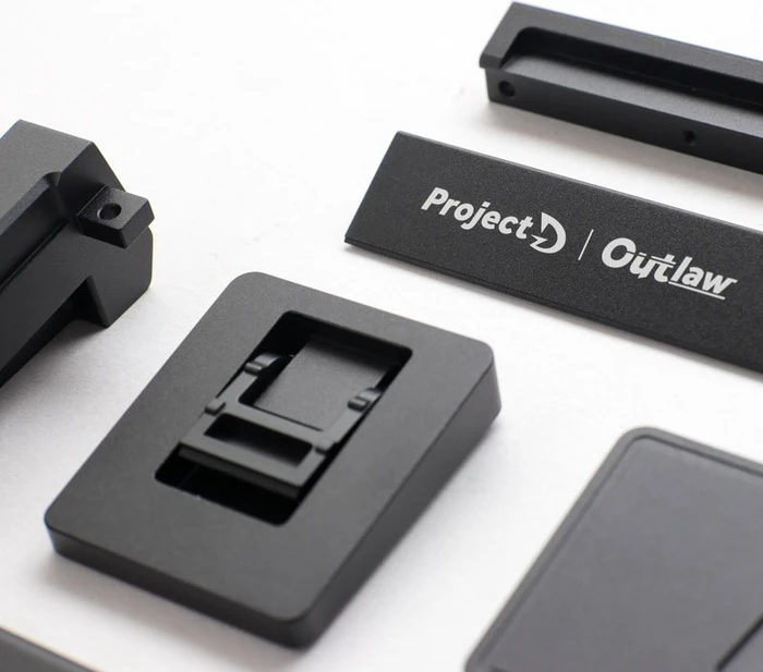 Ducky Outlaw 65 Barebone Gaming-Tastatur, schwarz, ANSI