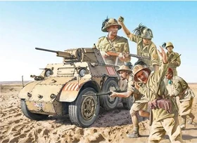 Italeri Autoblinda AB 41 with Bersaglieri El Alamein