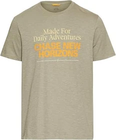 Camel Active Print Organic Cotton T-Shirt kurzarm hellgrün (Herren)